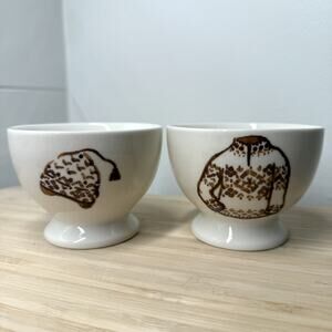 Chehoma Ascentielle Painting by N. Lapique Winter Ski Coffee Mug Cups Set of 2